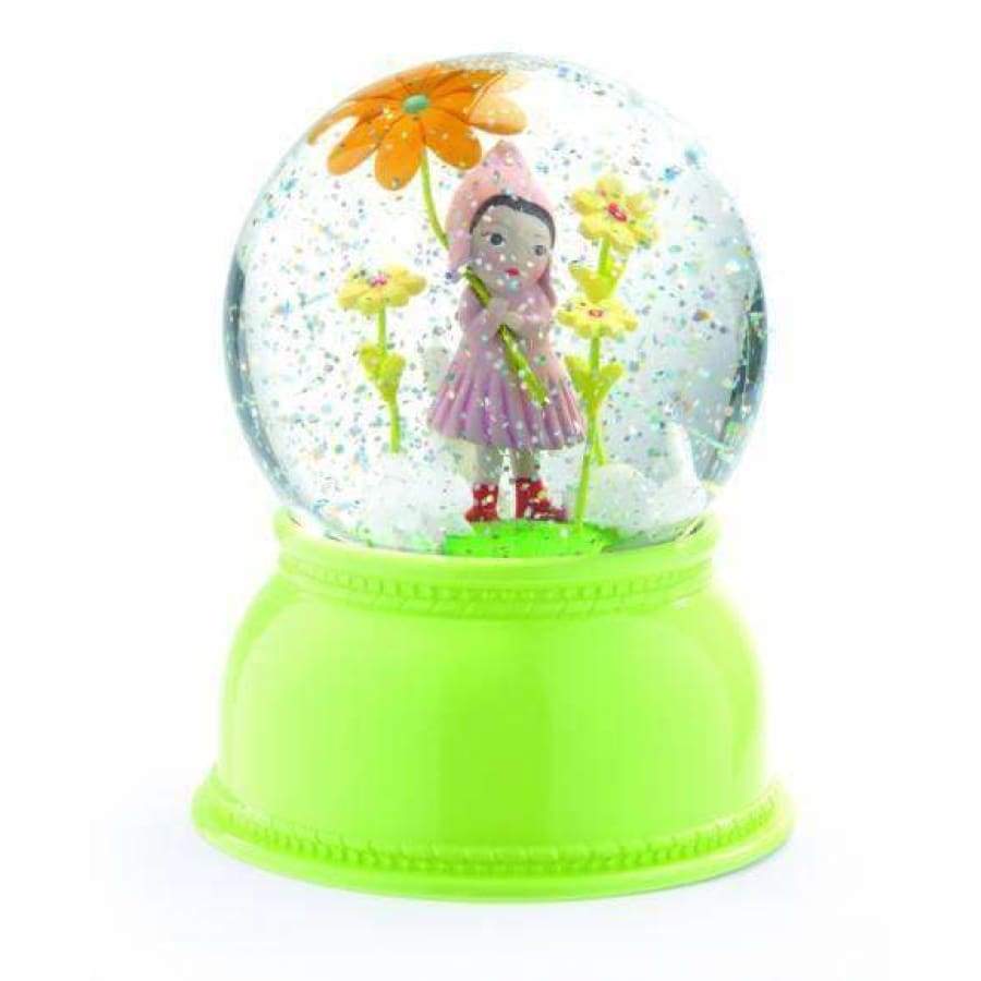 Djeco Little Girl Snow Globe Night Light - Wigwam Toys Brighton (4163123183754)