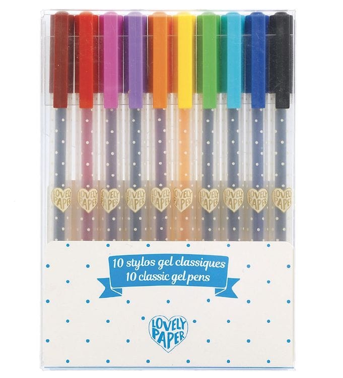 Djeco Stationery Djeco DD03759 10 Classic Gel Pens (7493744754936)