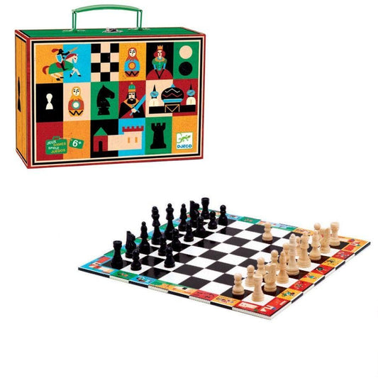 Djeco Chess Set Djeco DJ05225 Nomad Chess and Draughts (7100690268320)