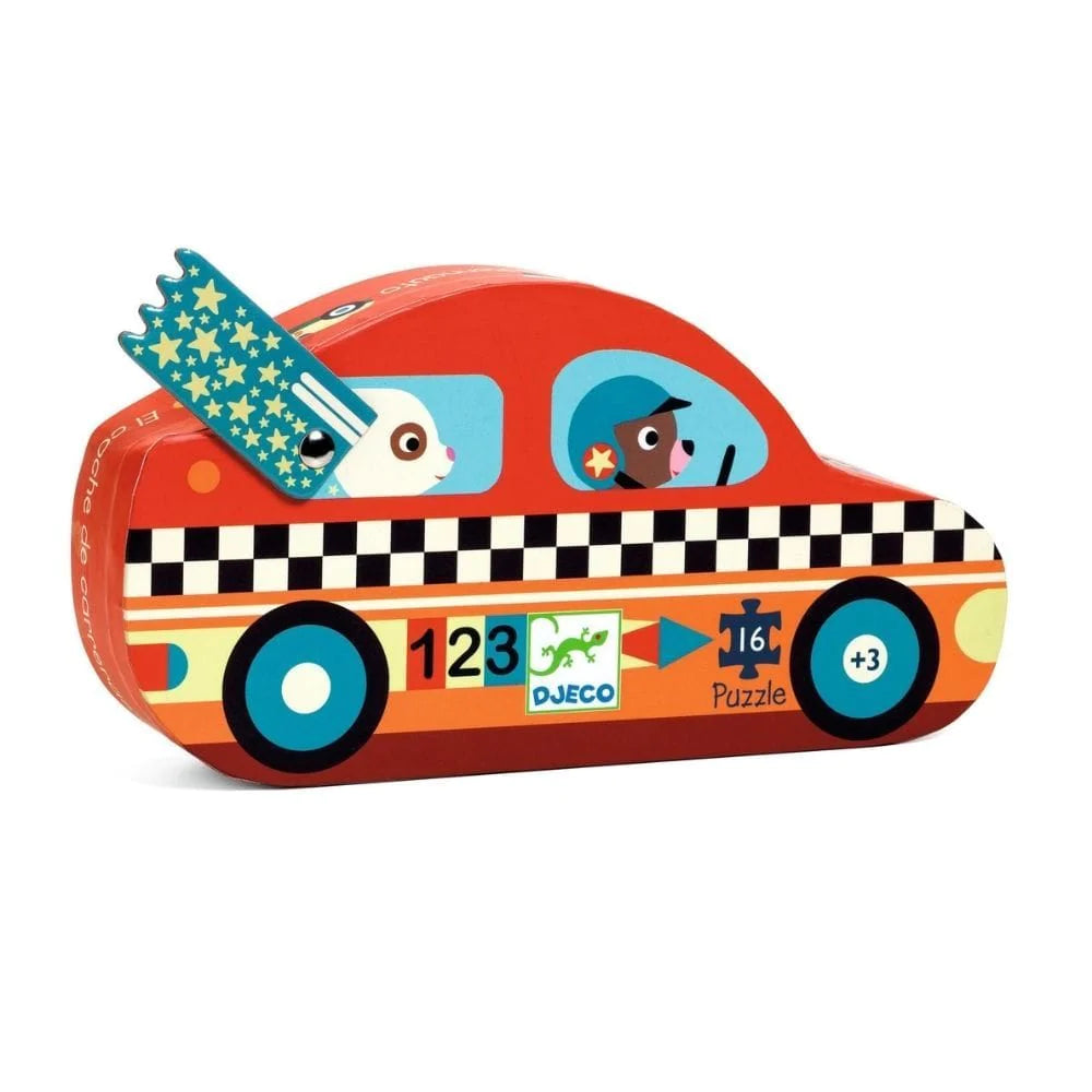 Wigwam Toys  Djeco DJ07273 Racing Car Puzzle (7903285412088)