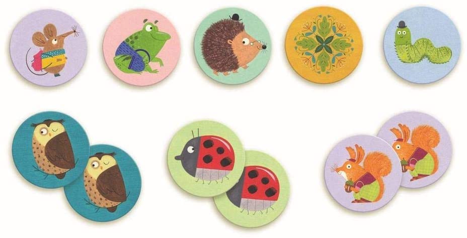 Djeco Memo Animals - Wigwam Toys Brighton (5722616594592)