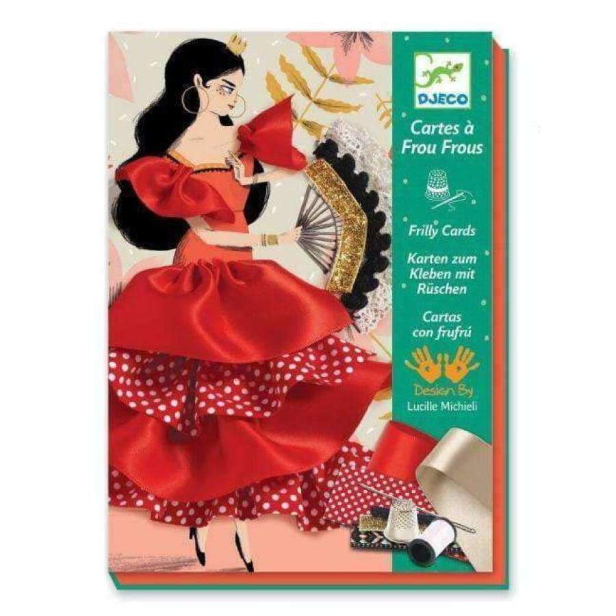 Djeco DJ08674 Flamenco Frilly Cards - Wigwam Toys Brighton (1900400607303)