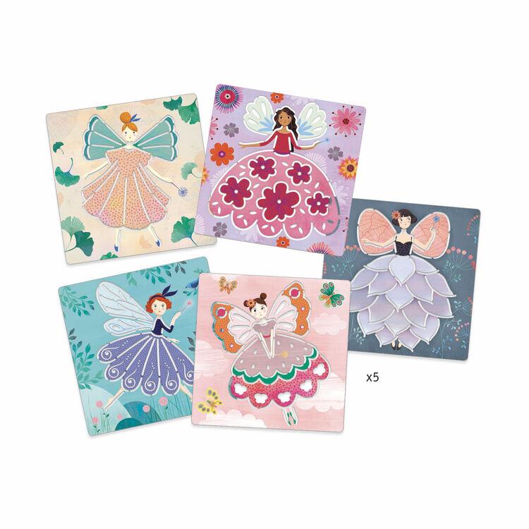 Djeco Arts & Crafts Djeco DJ08821 Stencils Fairies (5915055161504)