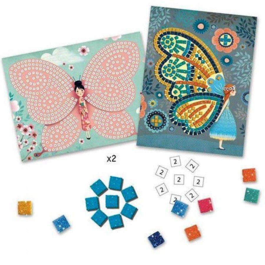 Djeco Butterfly Mosaics - Wigwam Toys Brighton (4168218935434)