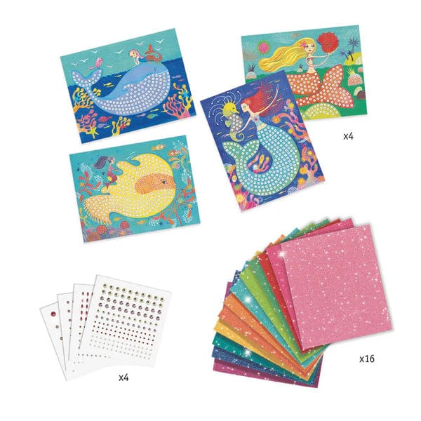 Djeco Creative Toy Djeco DJ09423The Mermaids' Song Mosaic Kit (7877466620152)