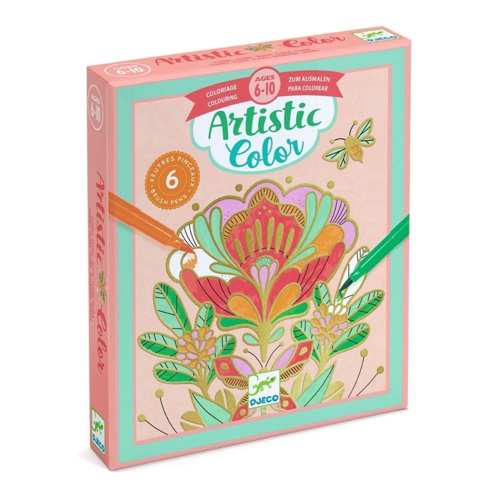 Djeco Art & Craft Kit Djeco DJ09477 Artistic Colour Flora (7909747851512)