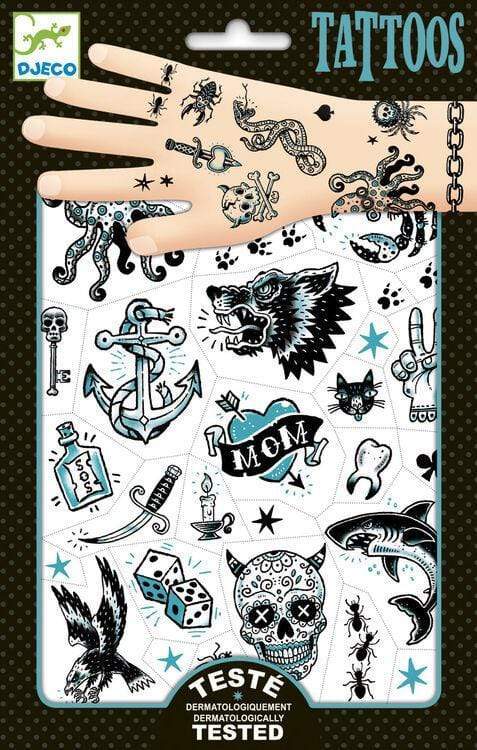 Djeco DJ09594 Dark Side Tattoos - Wigwam Toys Brighton (5728498843808)