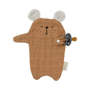 Fabelab Soft Toy Fabelab Pacifier Cuddle Bear Caramel (7715308011768)