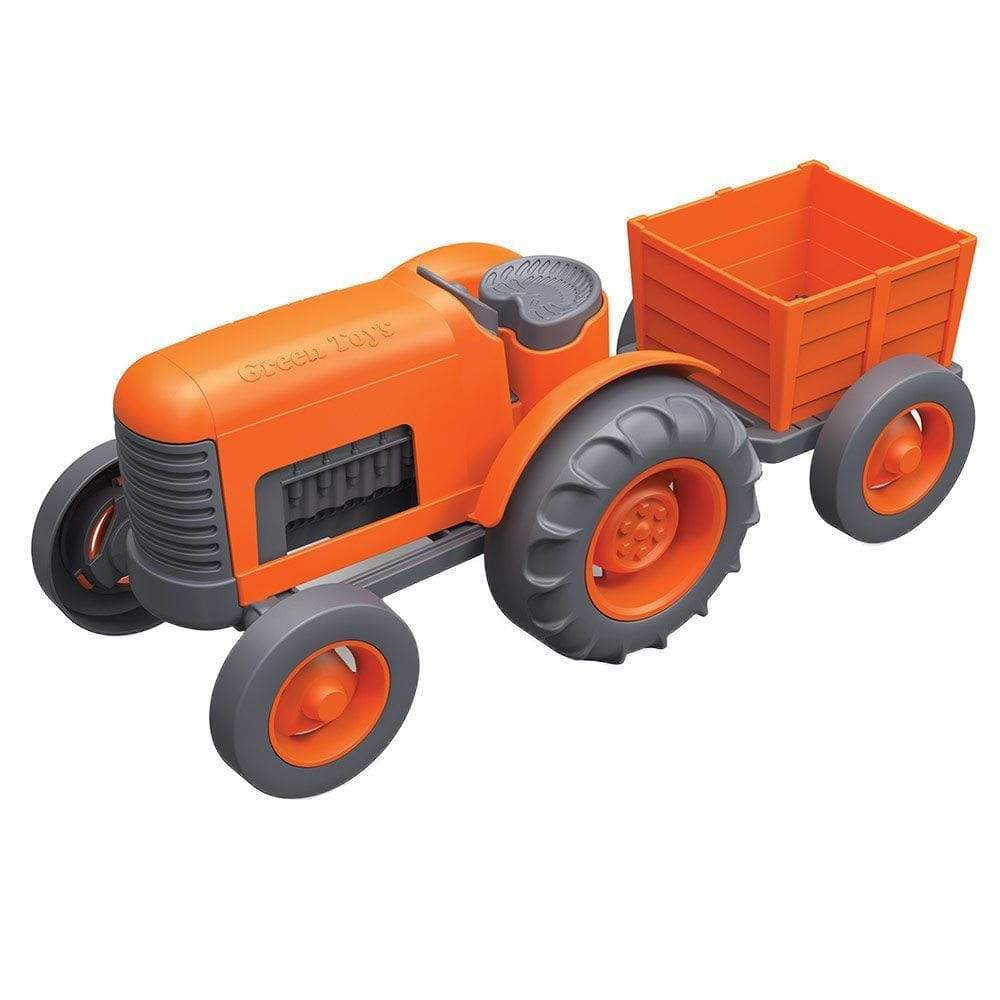 Orange Tractor - Green toys - Wigwam Toys Brighton (5360777199776)