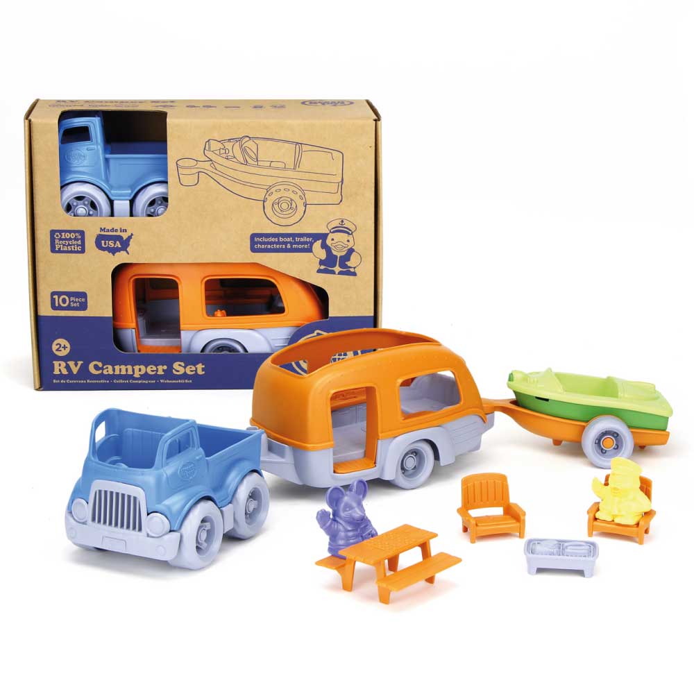 Green Toys Toy Vehicles Green Toys RV Camper Set (7731496583416)