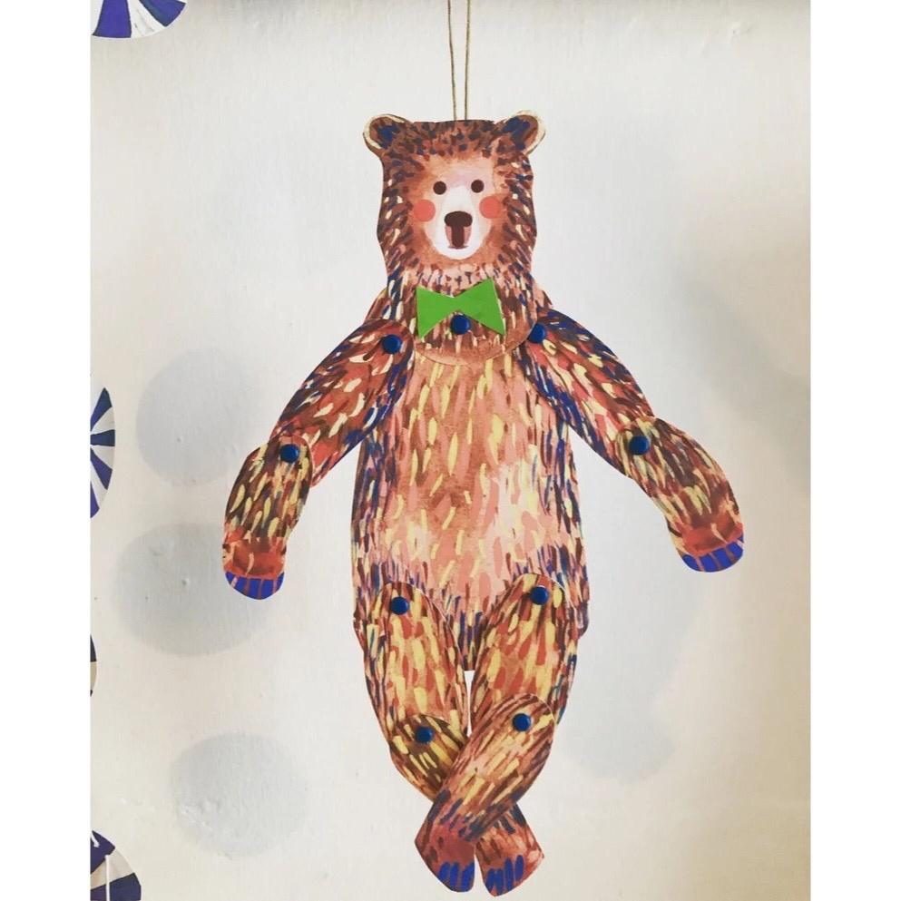 Wini-Tapp Cut Out Animals Grizzly Bear Cut Out and Mke Puppet (7845554094328)