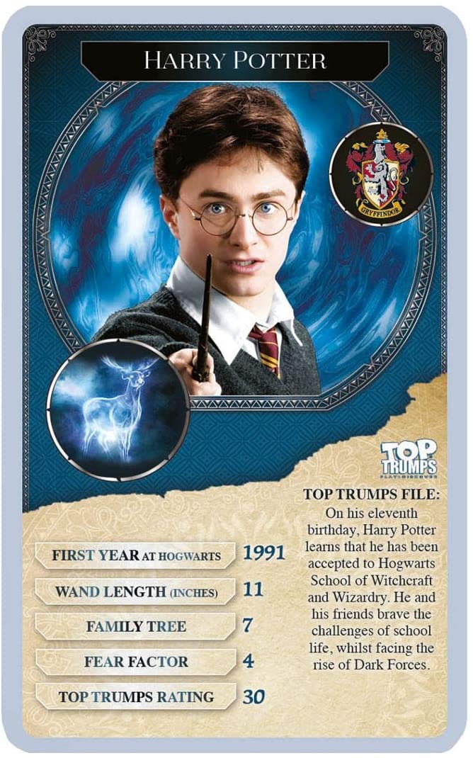 Harry Potter 30 Witches & Wizards Top Trumps - Wigwam Toys Brighton (5822776377504)