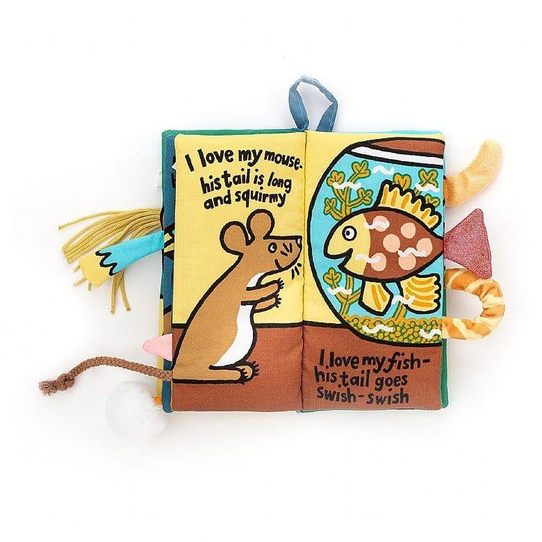 Jellycat Soft cloth book Jellycat Pet Tails Book (7666318311672)