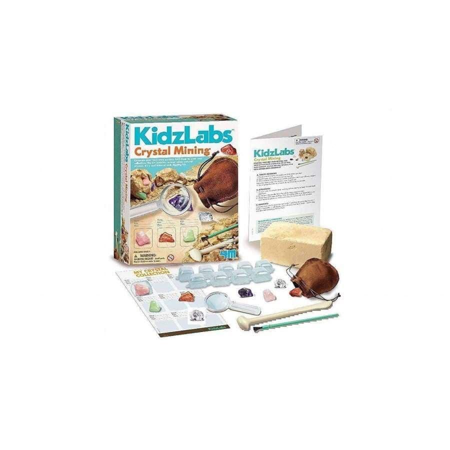 KidzLabs Crystal Mining fun - Wigwam Toys Brighton (1826078720071)