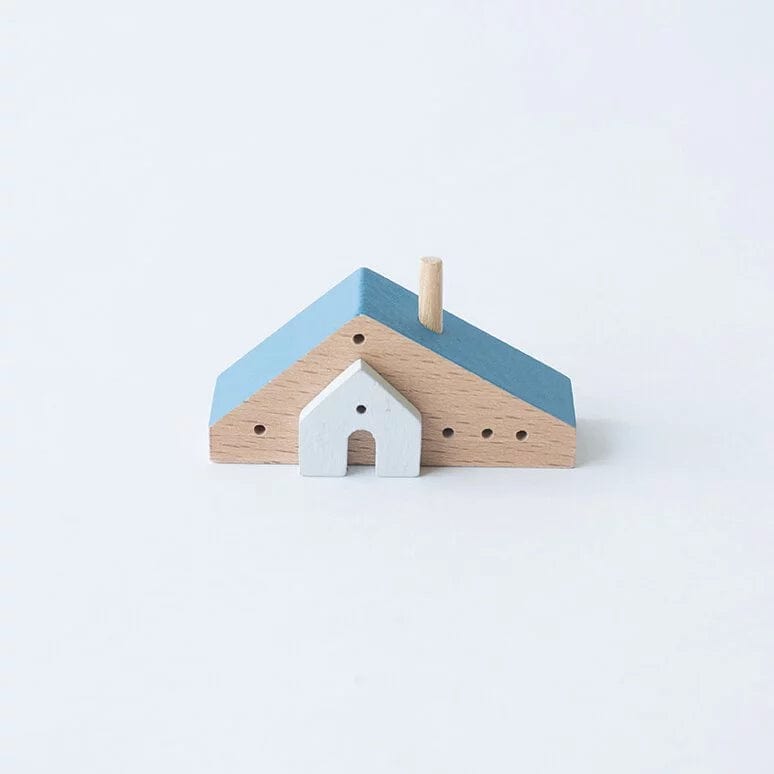 Eguchi Toys Wooden toy Landscape Blocks Green House (7893120844024)