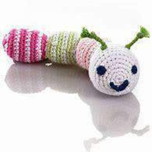 Pebble Caterpillar Rattle - Wigwam Toys Brighton (4294388285578)