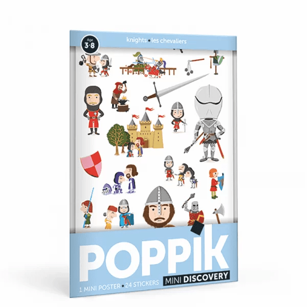 Poppik Discovery Stickers Poppik Mini Discovery Stickers Knights (7829499019512)