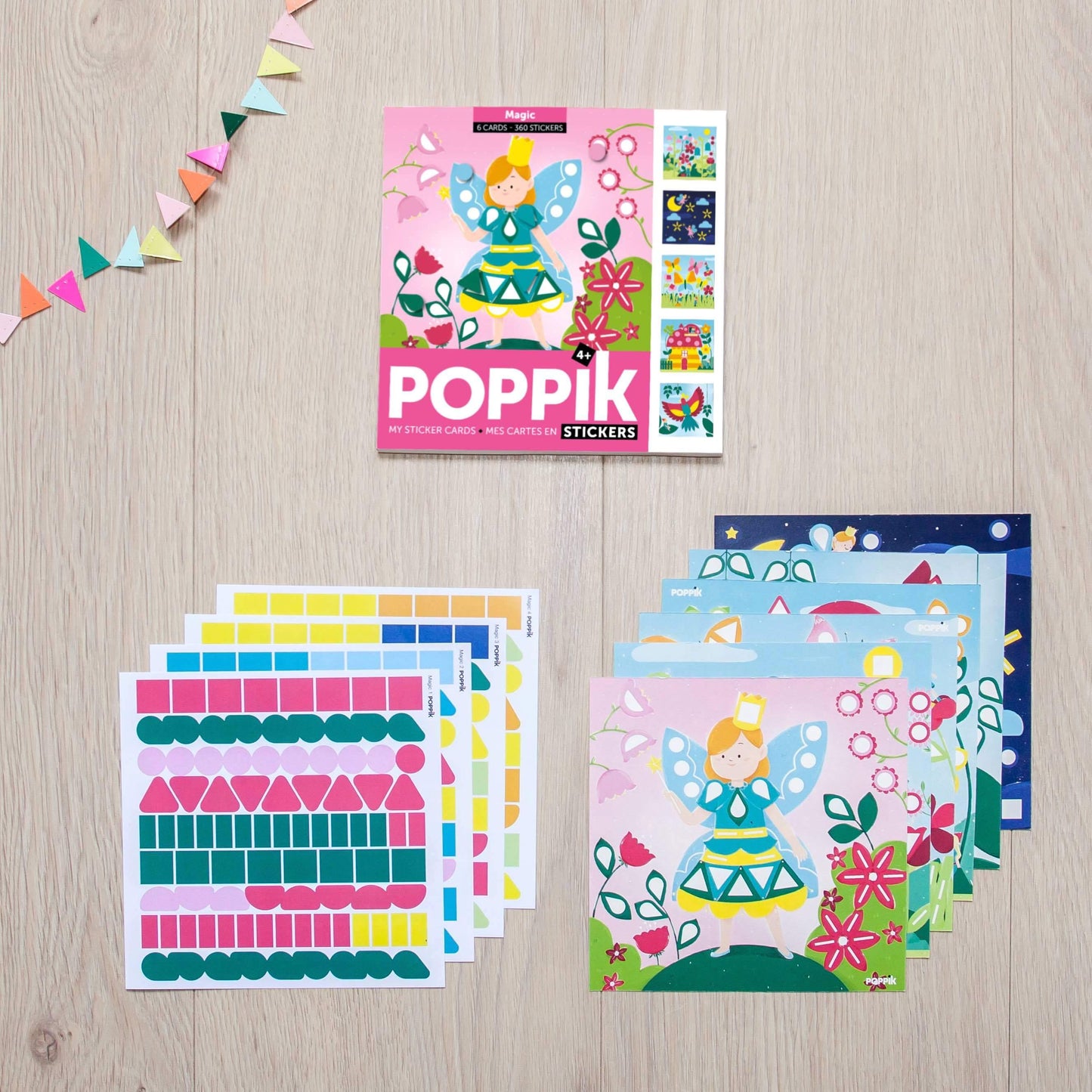 Poppik My Sticker Cards Magic - Wigwam Toys Brighton (5836236456096)