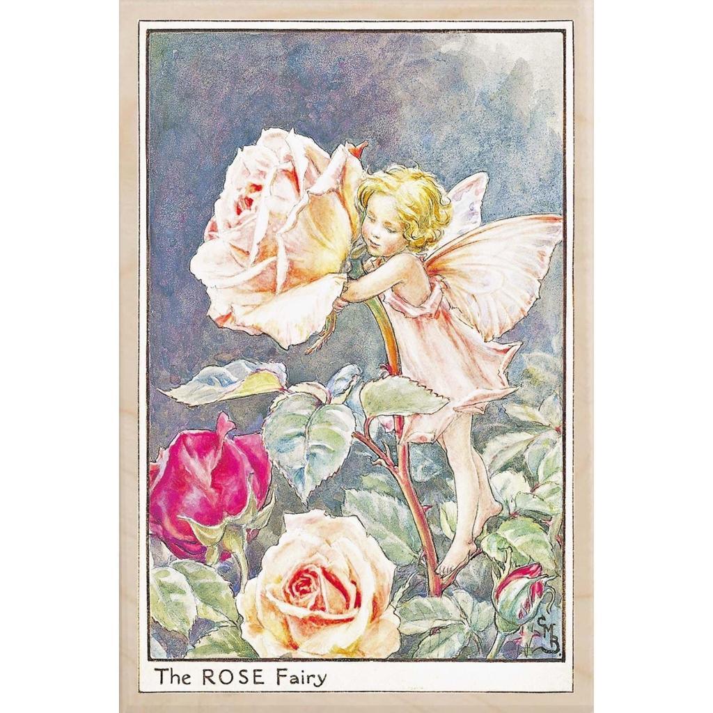 The Wooden Postcard Company Postcard Rose Fairy Wooden Postcard (6689007075488)