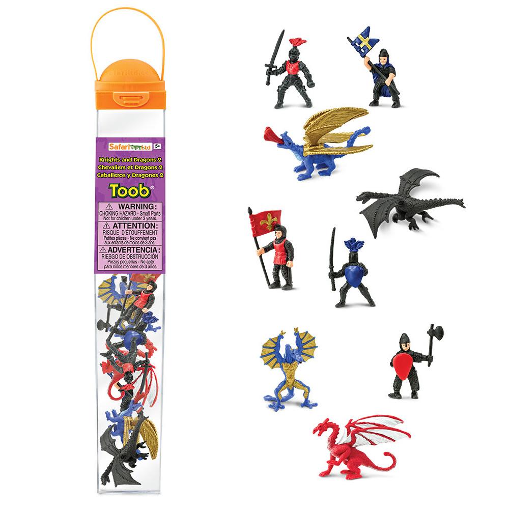 Safari Ltd. Figurines Safari Ltd. Knights and Dragons 2 Toob (7858948309240)