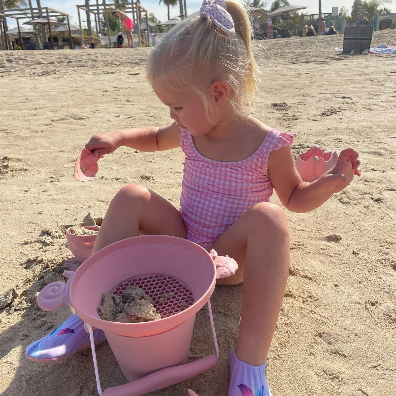 Scrunch Toys Beach & Sand Toys Scrunch Panner Flamingo Pink (7652457382136)