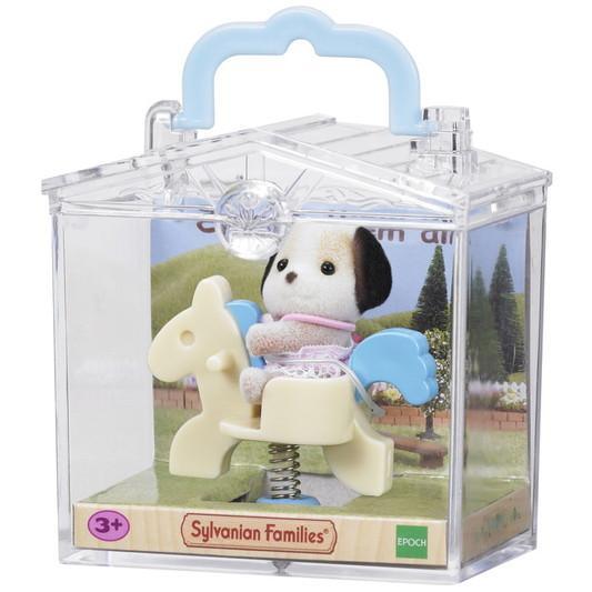 Sylvanian Families Beagle Dog Baby on Pony Ride Carry Case - Wigwam Toys Brighton (5354437935264)