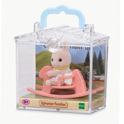 Sylvanian Families Rabbit Baby on Rocking Horse Carry Case - Wigwam Toys Brighton (5354429055136)