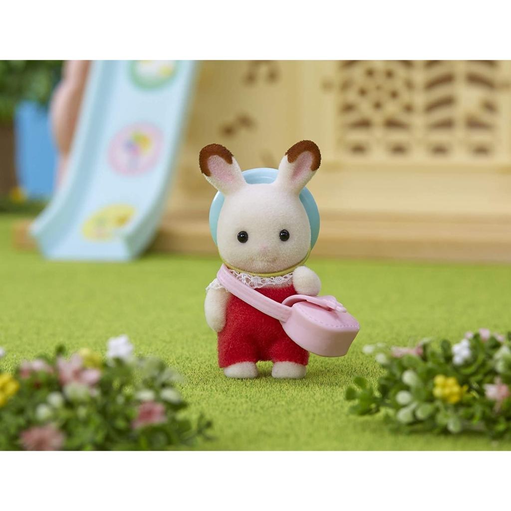 Epoch Sylvanian Families Sylvanian Families 5405 Chocolate Rabbit Baby (4569517523082)