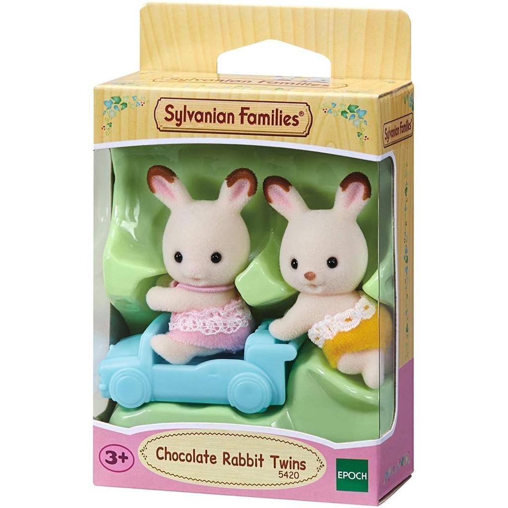 Epoch Sylvanian Families Sylvanian Families 5420 Chocolate Rabbit Twins (6931099156640)