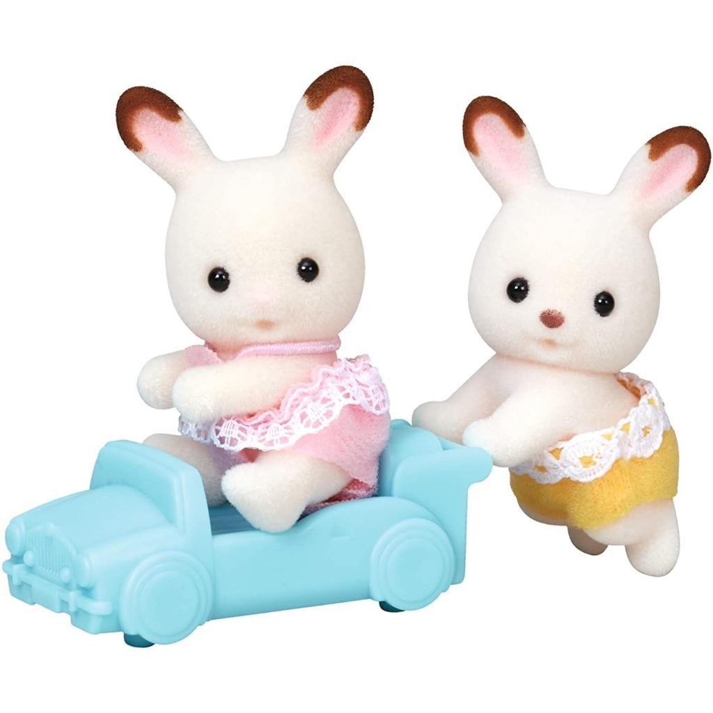 Epoch Sylvanian Families Sylvanian Families 5420 Chocolate Rabbit Twins (6931099156640)