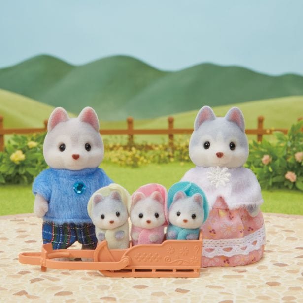 Epoch Sylvanian Families Sylvanian Families 5636 Husky Family (7557340627192)