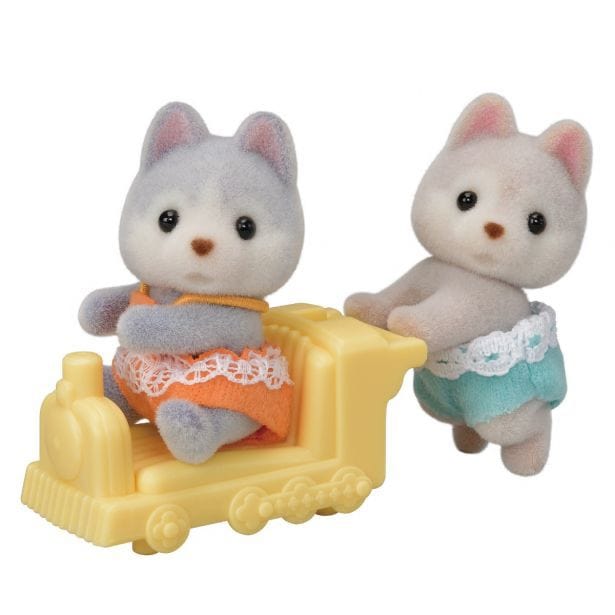 Epoch Sylvanian Families Sylvanian Families 5638 Husky Twins (7557346623736)