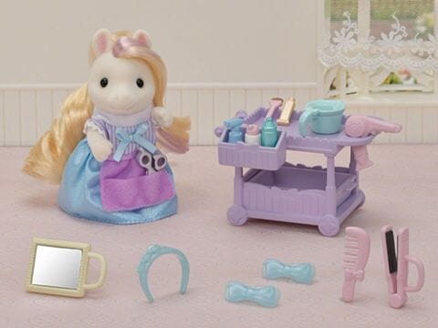Epoch Sylvanian Families Sylvanian Families 5644 Pony's Hair Stylist Set (7556947706104)