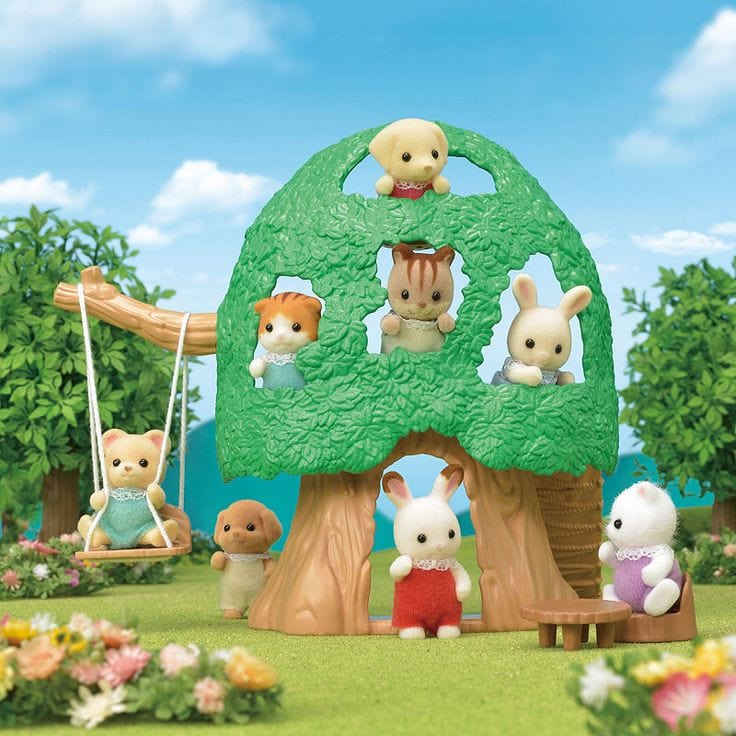 Epoch Sylvanian Families Sylvanian Families Baby Forest Treehouse (1665556774983)