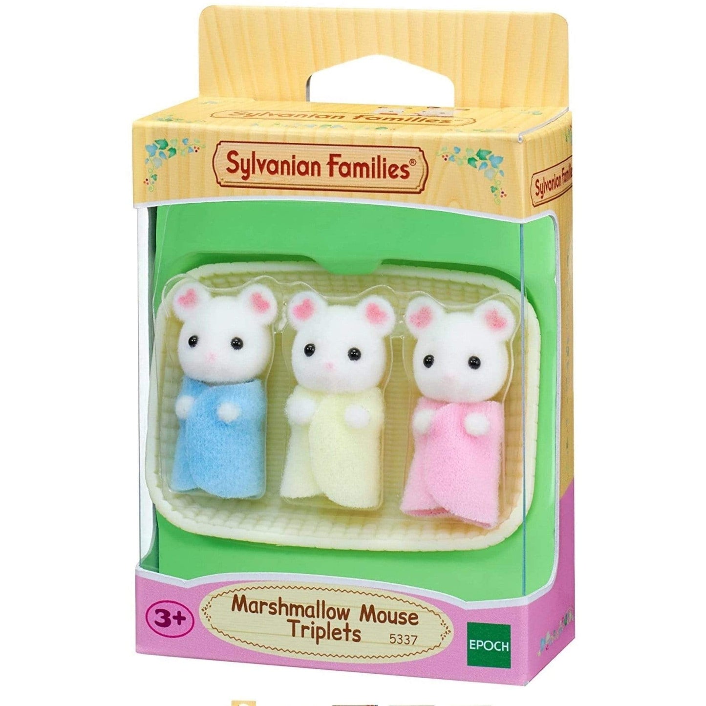 Sylvanian Families Marshmallow Mouse Triplets - Wigwam Toys Brighton (1894875660359)