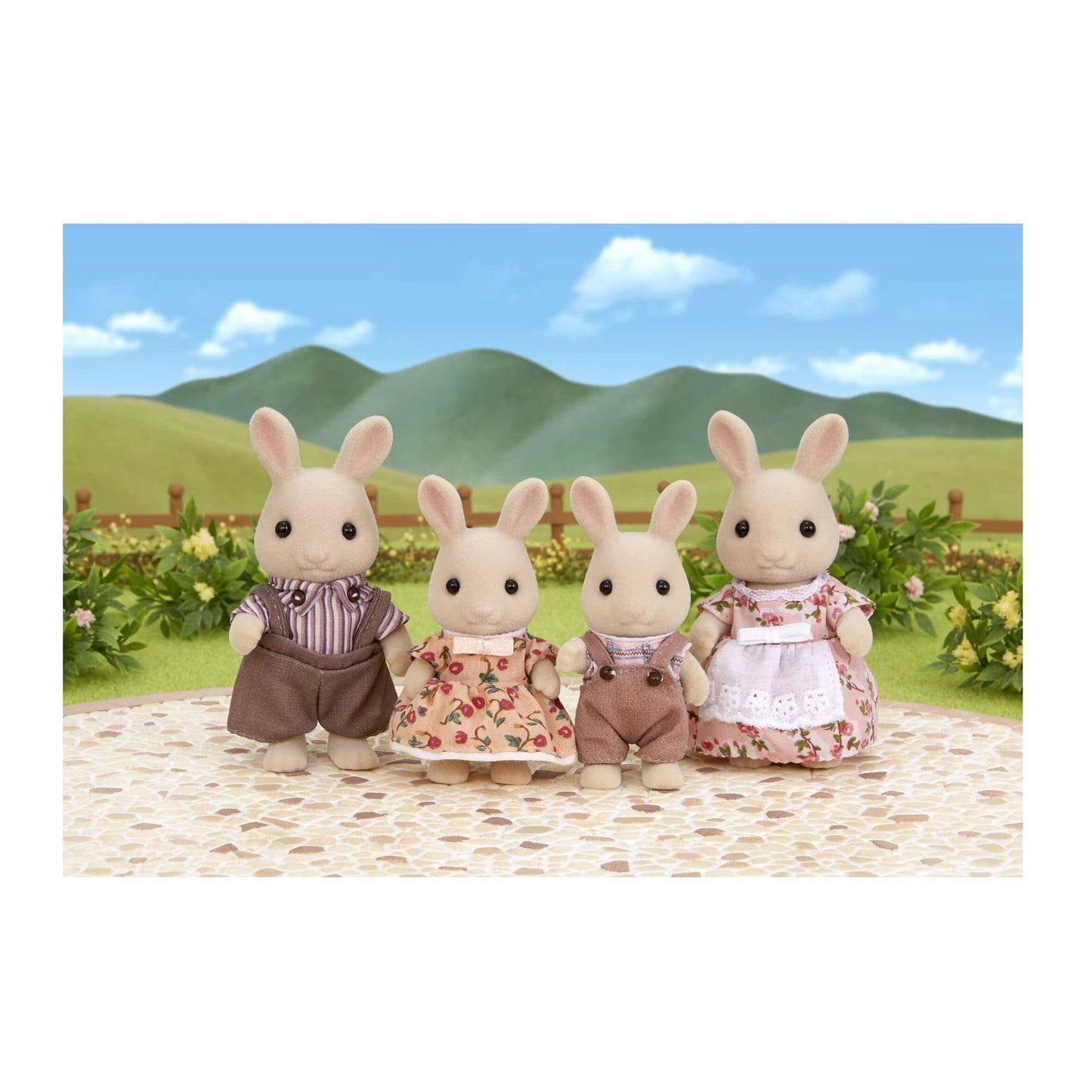 Epoch Sylvanian Families Sylvanian Families Milk Rabbit Family (4368426107018)