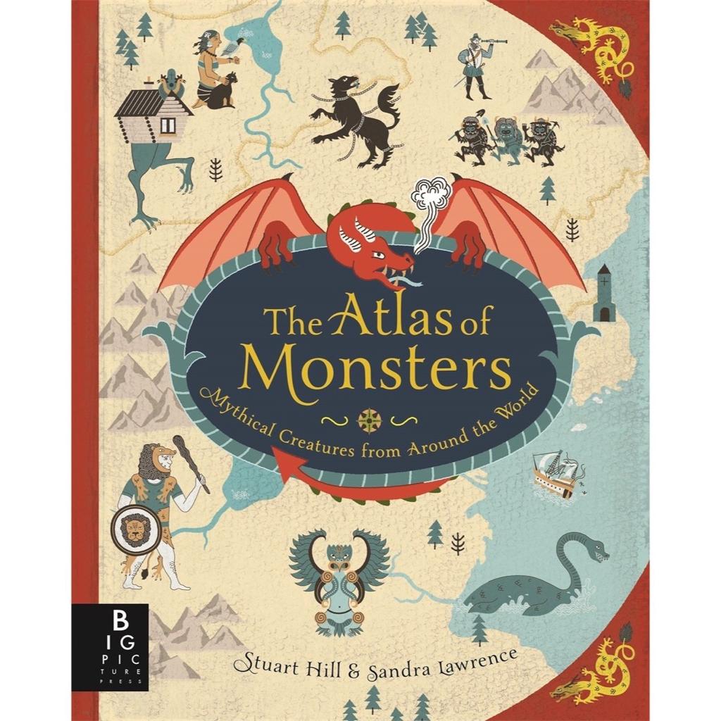 Big Picture Press Book The Atlas of Monsters by Stuart Hill & Sandra Lawrence (7866709016824)