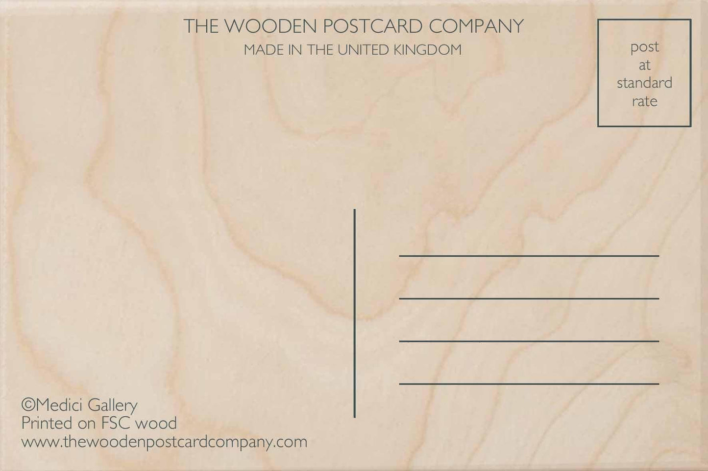 The Wooden Postcard Company Postcard Whom Shall I Draw Wooden Postcard (7078253625504)