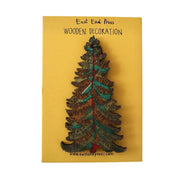 East End Press Christmas Decoration Wooden Tree Decoration (7838161502456)